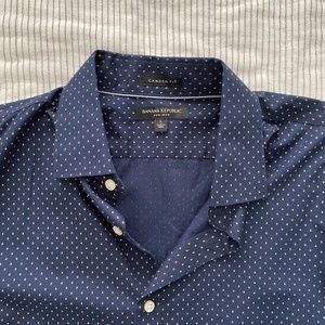 BR Navy Dress Shirt